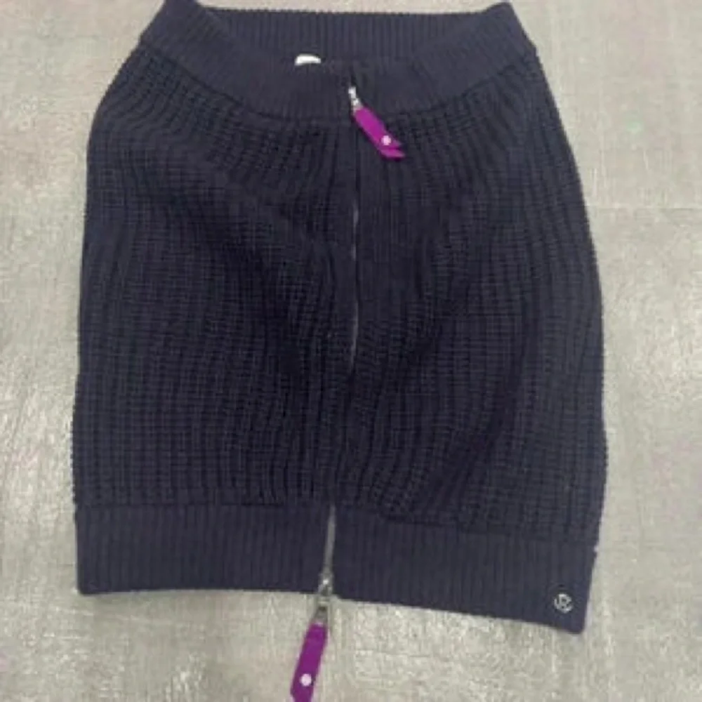 Classic Navy Knit Shoulder Wrap - Women's Cozy Layer